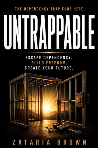 Untrappable book cover by Zataria Brown